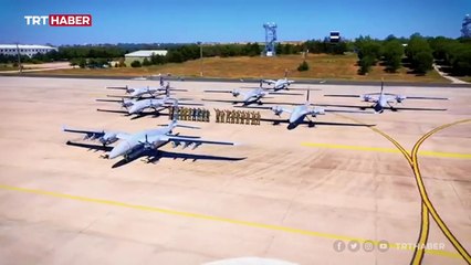 AKINCI TİHA filosu bir arada görüntülendi