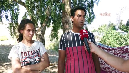 Kirasını ödeyemeyen aile, bayram arifesinde 2 yaşındaki kızları ile sokakta kaldı