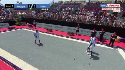 Le replay de la 1ère 1/2 finale du championnat de France de triplette à Bergerac - Pétanque -