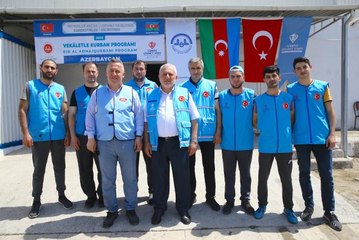 Türkiye'den Azerbaycan'a kurban yardımı