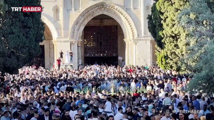 Mescid-i Aksa'da Kurban Bayramı namazı