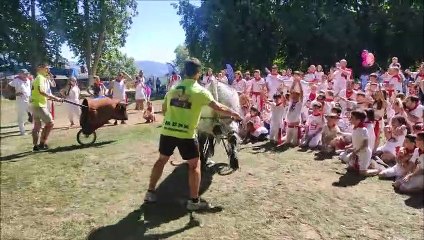 Descanso de la Comparsa con toros