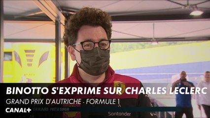 Mattia Binotto s'exprime sur son pilote Charles Leclerc - Grand Prix d'Autriche - F1