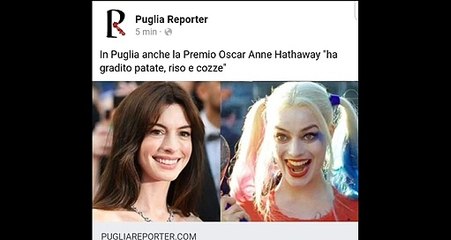 In Puglia anche la Premio Oscar Anne Hathaway "ha gradito patate, riso e cozze" I dettagli su https://www.pugliareporter.com/
