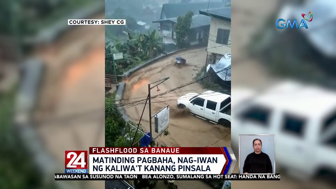 Matinding pagbaha, nag-iwan ng kaliwa't kanang pinsala | 24 Oras Weekend