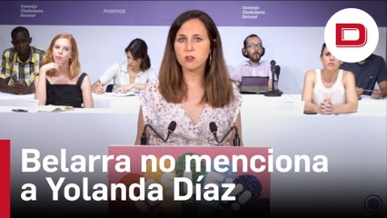 Belarra no menciona ni a Yolanda Díaz ni su nuevo proyecto, Sumar, un día después del arranque