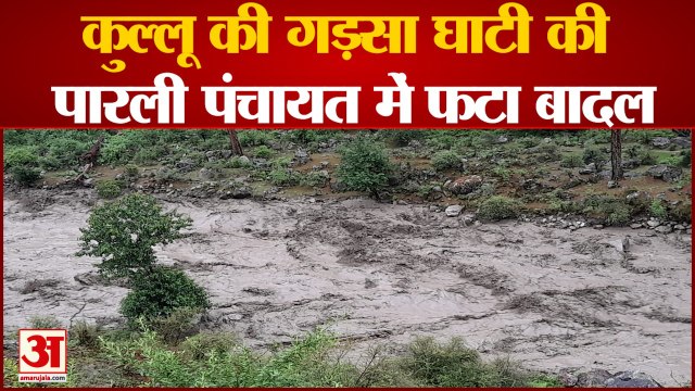 बादल फटने से नाले में आया सैलाब, मची अफरातफरी | Cloudburst in Kullu Himachal Pradesh | Latest News