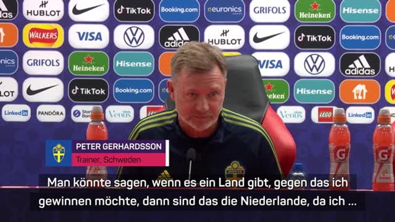 Gerhardsson: Möchte nur gegen Niederlande gewinnen