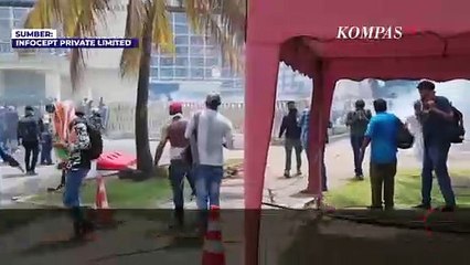 Ricuh! Kediaman Presiden Sri Lanka Diserbu Pengunjuk Rasa