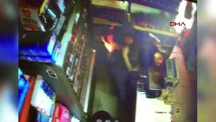 Masaya dökülen kolonya parladı; işletmecinin tişörtü tutuştu