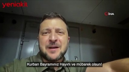 Türkçe video yayınlayan Zelenskiy'den Kurban Bayramı mesajı