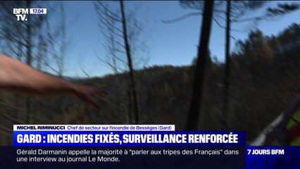 Gard: les incendies fixés, mais la vigilance reste de mise
