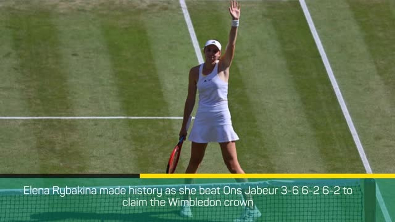 Breaking News - Rybakina wins Wimbledon title