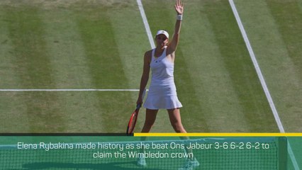 Breaking News - Rybakina wins Wimbledon title