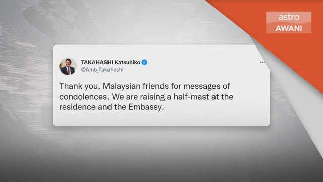 Kematian Shinzo Abe | Duta Jepun zahir terima kasih atas ucapan takziah