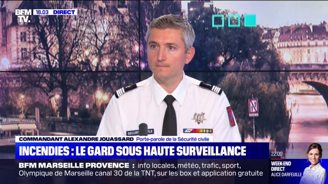 Incendies: On a besoin de tout le monde pour éviter d'ajouter du risque aux risques , affirme le commandant Alexandre Jouassard