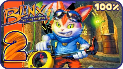 Blinx: The Time Sweeper Walkthrough Part 2 (XBOX) 100% Deja Vu Canals