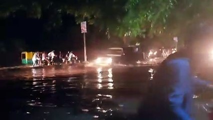 बीकानेर में झमाझम बारिश- सड़कों पर पानी ही पानी, देखें video