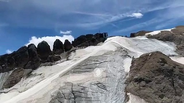 Marmolada, la ferita nel cuore del ghiacciaio