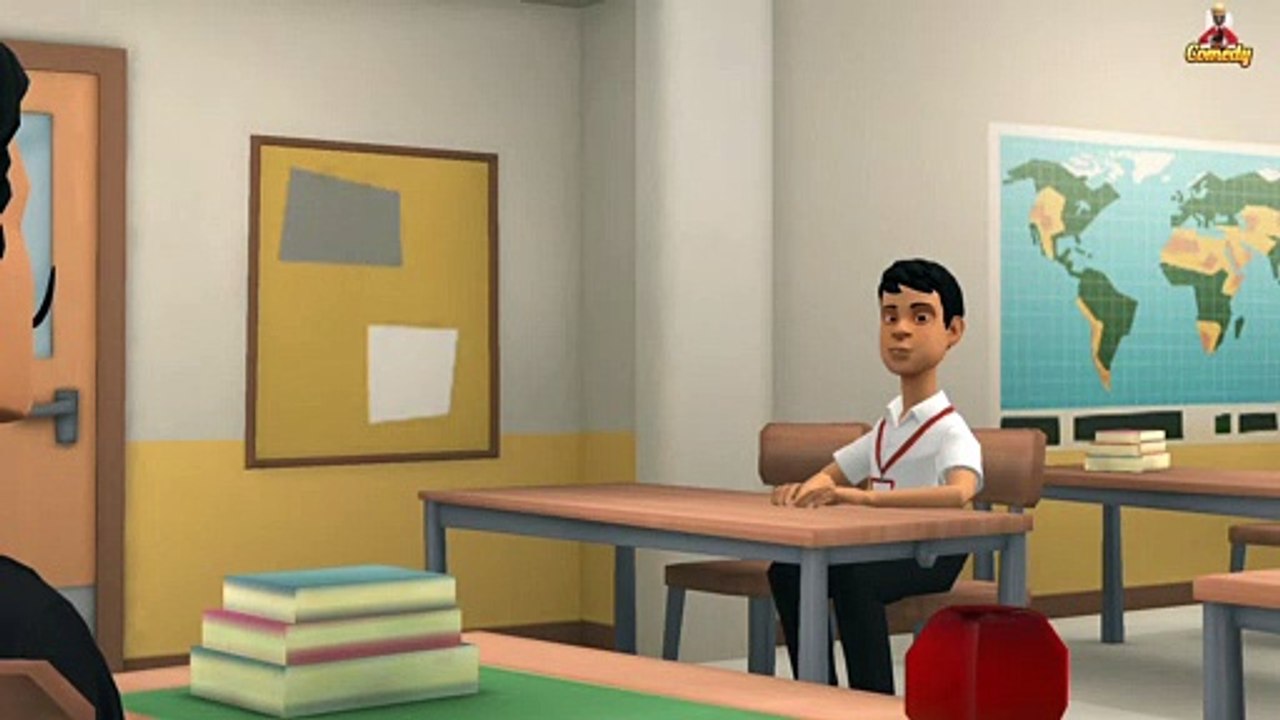 স্যার ছাত্রকে সালাম দিতে লজ্জা পায় কেন Sir, why are you ashamed to greet the student, funny video, Plotagon cartoon,