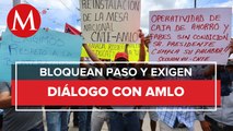 Protestan maestros del CNTE en Chiapas