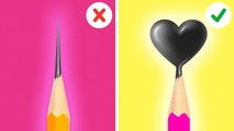 COOL ART TRICKS AND DRAWING H.A.C.KS Painting Tips You Should Try By 123GO! LIVE
