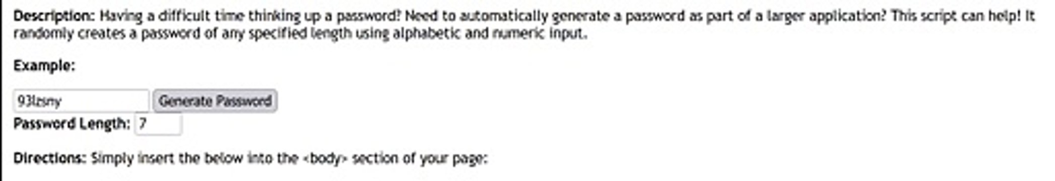generatepass - how to generate secure passwords with passcamp