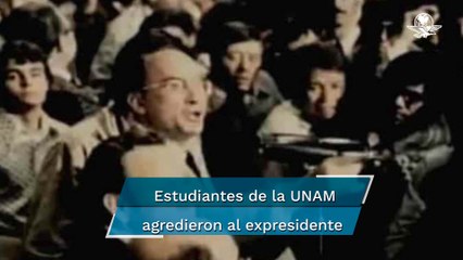 Descalabrado y abucheado: el día que Luis Echeverría inauguró cursos en la UNAM