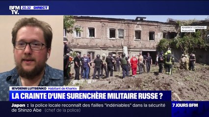 Ievgenii Lutsenko, habitant de Kharkiv: "Les bombardements, malheureusement, c'est devenu mon quotidien"
