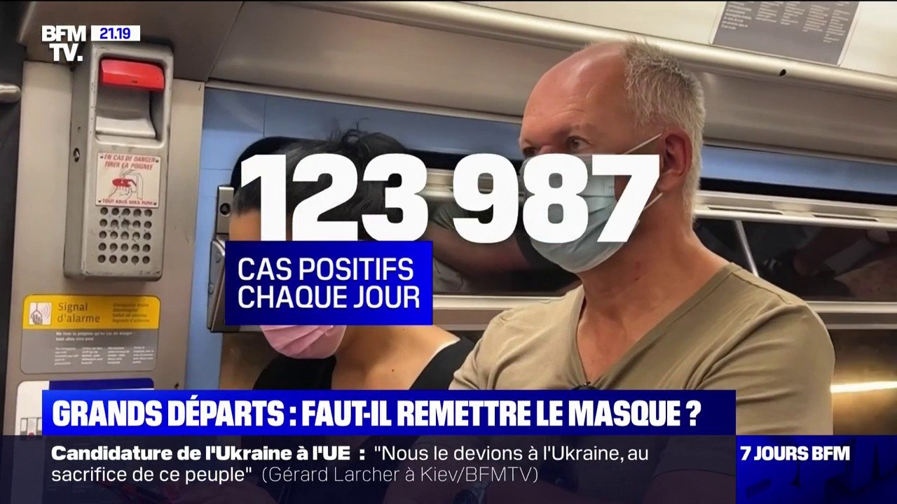Départs en vacances: faut-il remettre le masque dans les transports et les lieux publics?