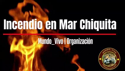 Incendio en Mar Chiquita