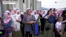 بدون تعليق: وصول 50 من رفات ضحايا مجزرة سريبرينيتشا إلى موقع نصب تذكاري في البوسنة
