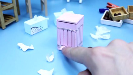 How To Make a Pedal wastebasket in 5 minutes