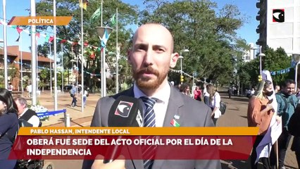 Oberá fue sede del acto oficial por el Día de la Independencia hassan