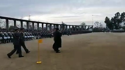 Presidente Boric fue recibido con pifias en ceremonia de Juramento a la Bandera en Maipú
