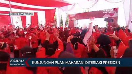Kunjungan Puan Maharani Disambut Teriakan Presiden Oleh Kader