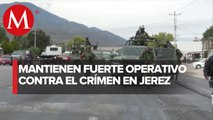 Detienen a 11 personas y aseguran droga, vehículos y armamento en Jerez, Zacatecas