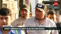 Ciudadanos apoyan volver al uso de cubrebocas obligatorio en Nuevo León