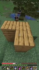 Minecraft Parkour (part 43) when a Skywars player plays Survival #shorts