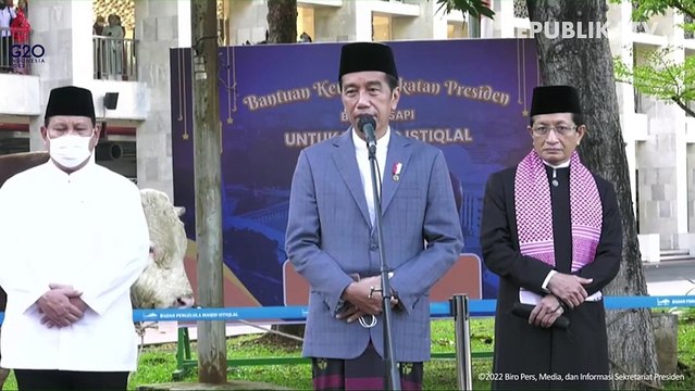 Jokowi: Idul Adha 1443 H Dimaknai dengan Menebar Kebaikan