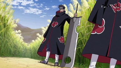 Orochimaru tries to attack Itachi to take over his body, Hidan was scared when Itachi appeared