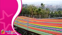 Rainbow Slide di Lembang Jadi Wisata Uji Nyali Bagi Wisatawan yang Suka Ketinggian