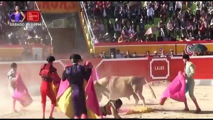 ¡Se salvó de morir! El torero Luis López fue embestido durante corrida de toros en Cajamarca