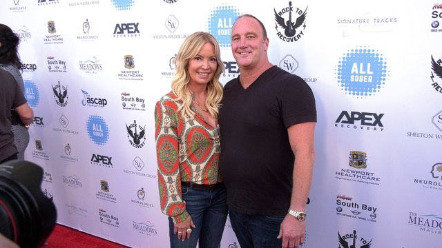 Jeanie Buss and Jay Mohr Rock to Recovery 5 Benefit Concert Red Carpet in Los Angeles