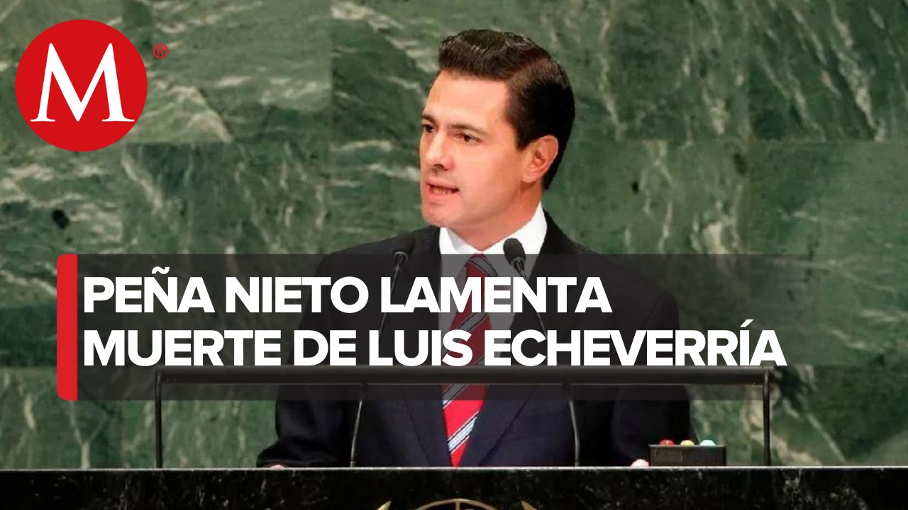 Peña Nieto envía condolencias a familiares y amigos de Luis Echeverría