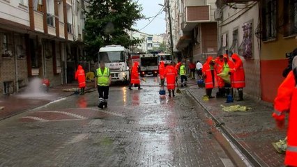 ESENYURT'TA BODRUM KATLAR YİNE SU ALTINDA; HASAR TESPİT ÇALIŞMALARI BAŞLADI