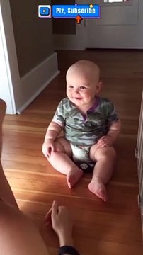 Baby Laughing Hysterically at Mom's Sunglasses Trick