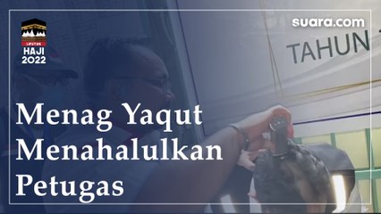 Menahalulkan Petugas, Menag Yaqut: Kegembiraan Diwujudkan dengan Potong Rambut