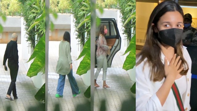 Pregnant Alia Bhatt से मिलने Ranbir Kapoor के House पहुंचे Parents और Sister Shaheen Bhatt | Spotted