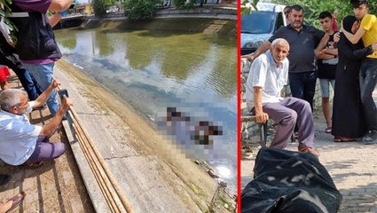 Kanalda kaybolan şahsın cansız bedeni bulundu! Acılı aile oğullarına son kez böyle baktı